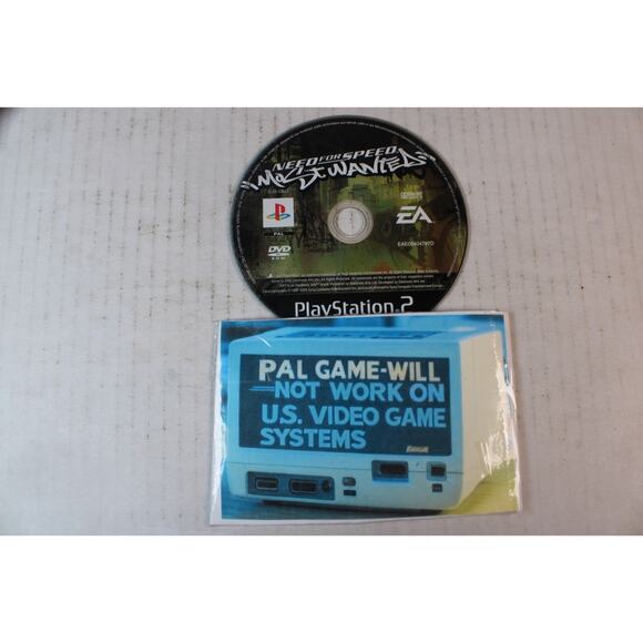 Need for Speed: Most Wanted (Sony Playstation 2, PS2)PAL - Not for U.S. Console - Picture 1 of 7